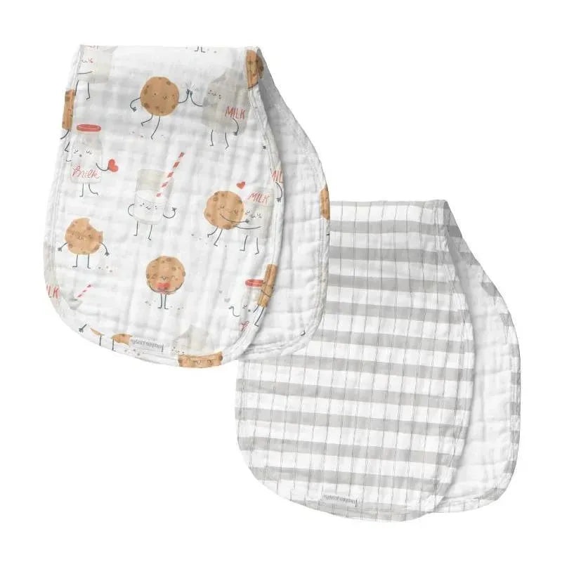 Stephen Joseph – 2Pk Muslin Burp Cloth, Milk & Cookies