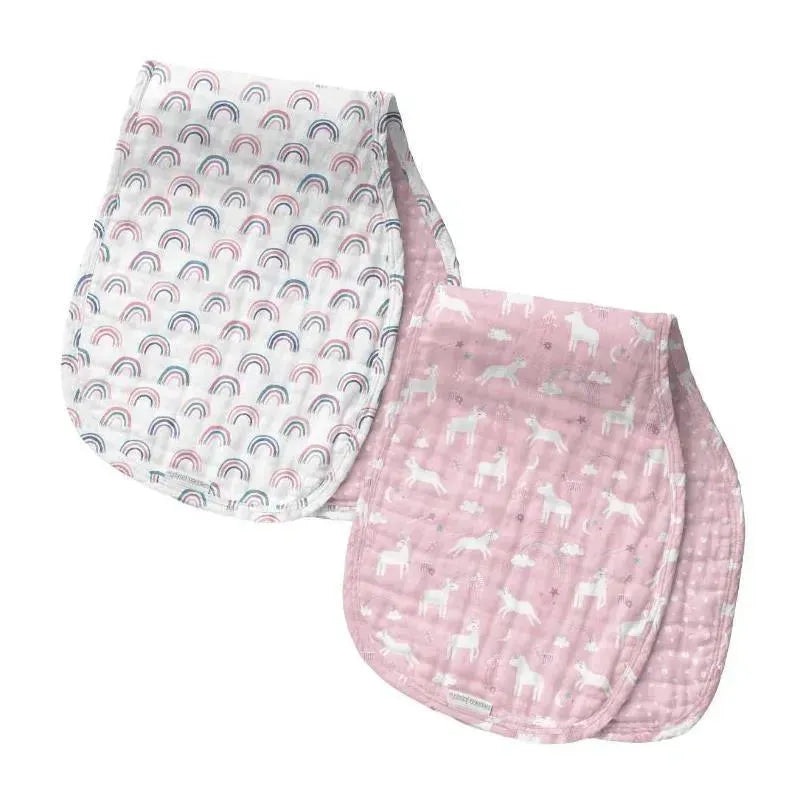 Stephen Joseph – 2Pk Muslin Burp Cloth, Unicorn