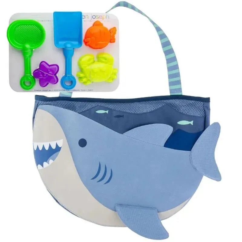Stephen Joseph – Beach Totes & Sand Toy Play Set, Shark
