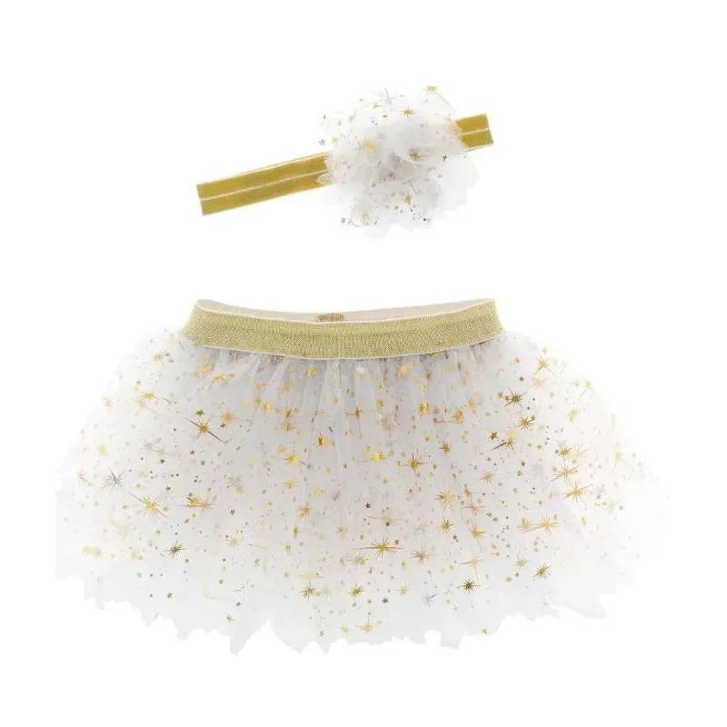Stephen Joseph – Big Sister Tutu & Headband Set, Golden Pearl