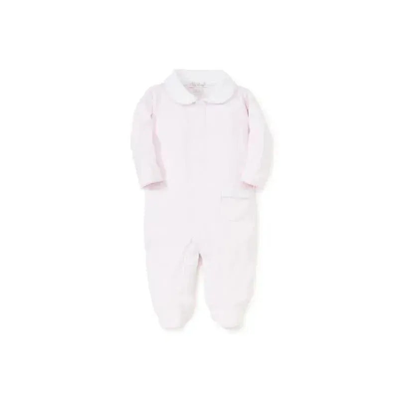 Kissy Kissy – Baby Girl New Beginnings Footie With Collar, Pink