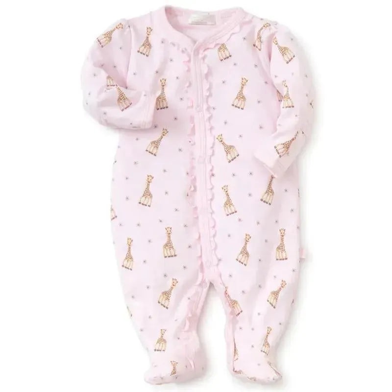 Kissy Kissy – Sophie La Girafe Print Footie, Pink