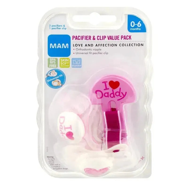 Mam I Love Mommy/Daddy Assorted Mam Pacifier 1Pk