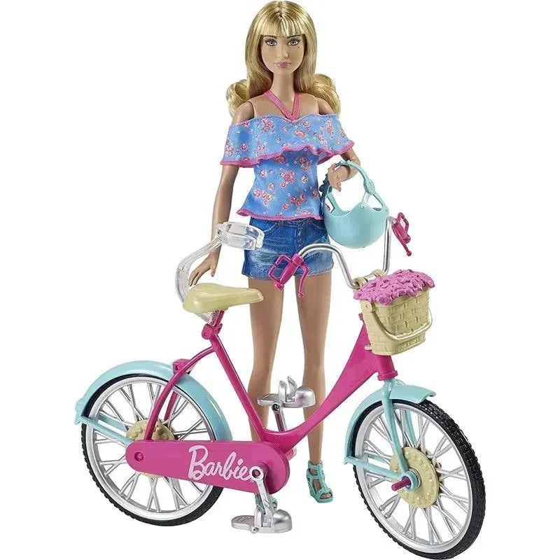 Mattel – Barbie Bicycle with Basket of Flowers