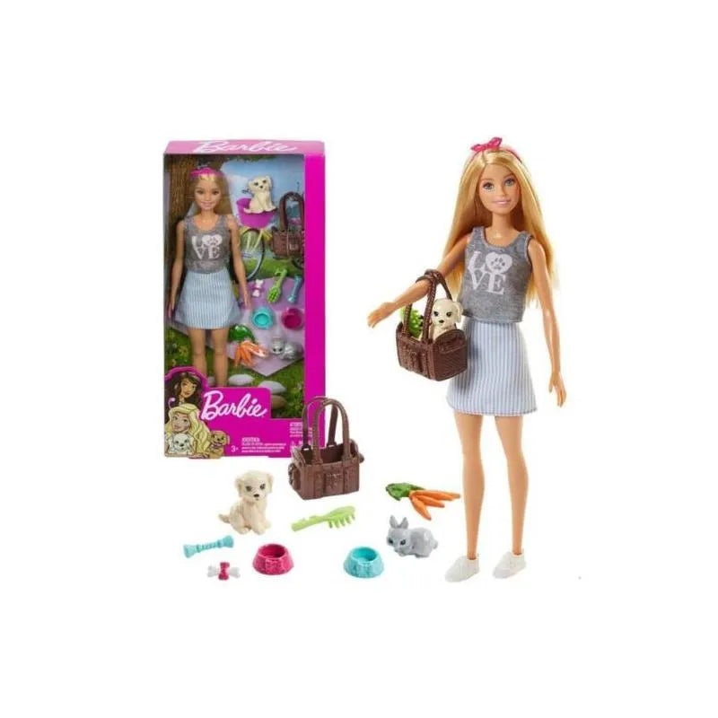 Mattel – Barbie Blonde Doll Pet