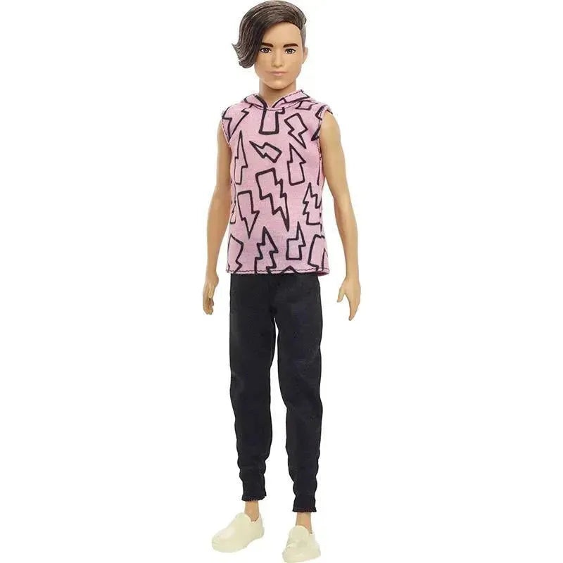 Mattel – Barbie Ken Doll, Slender Rooted Brown Hair