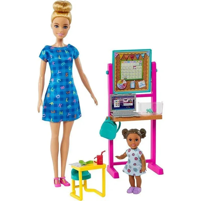 Mattel – Barbie Teacher Theme with Blonde Fashion Doll