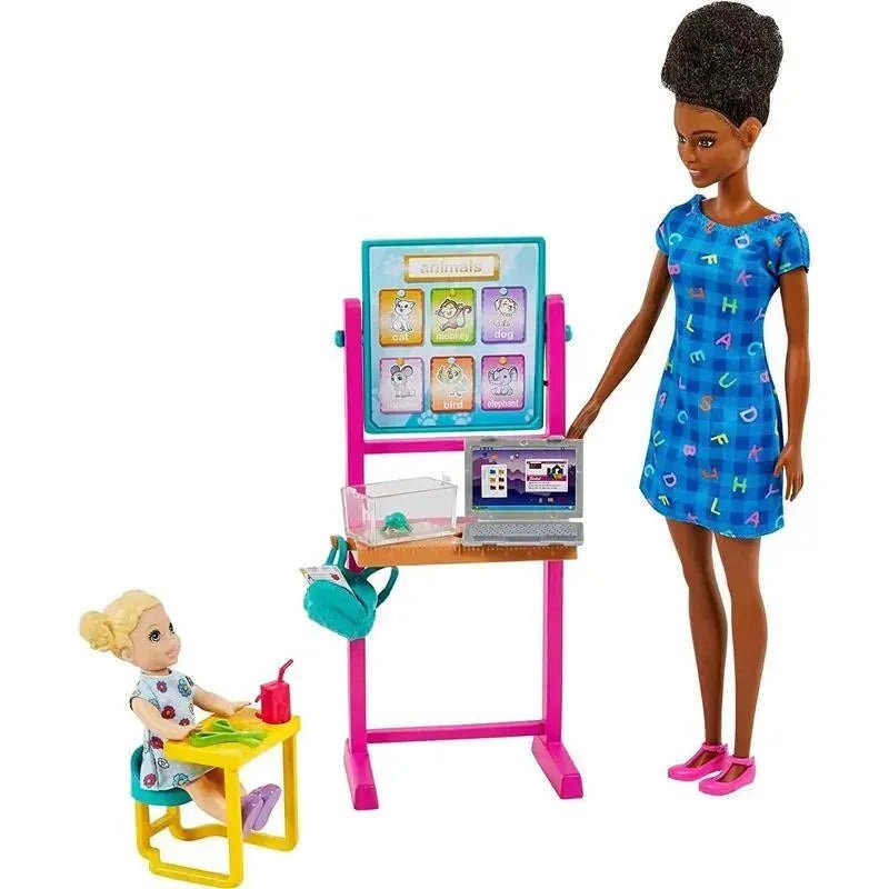 Mattel – Barbie Teacher Theme with Brunette Fashion Doll