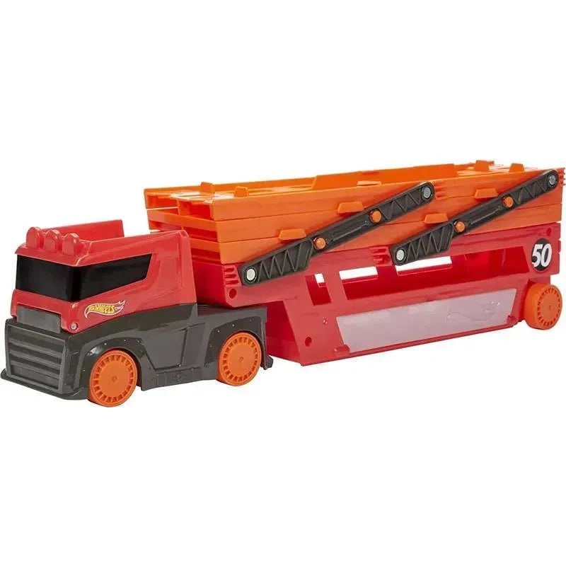 Mattel – Hot Wheels Mega Hauler with 6 Expandable Levels