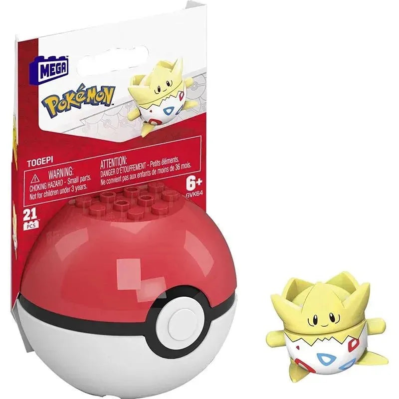 Mattel – Mega Construx Pokemon Togepi Construction Set, 21 pcs