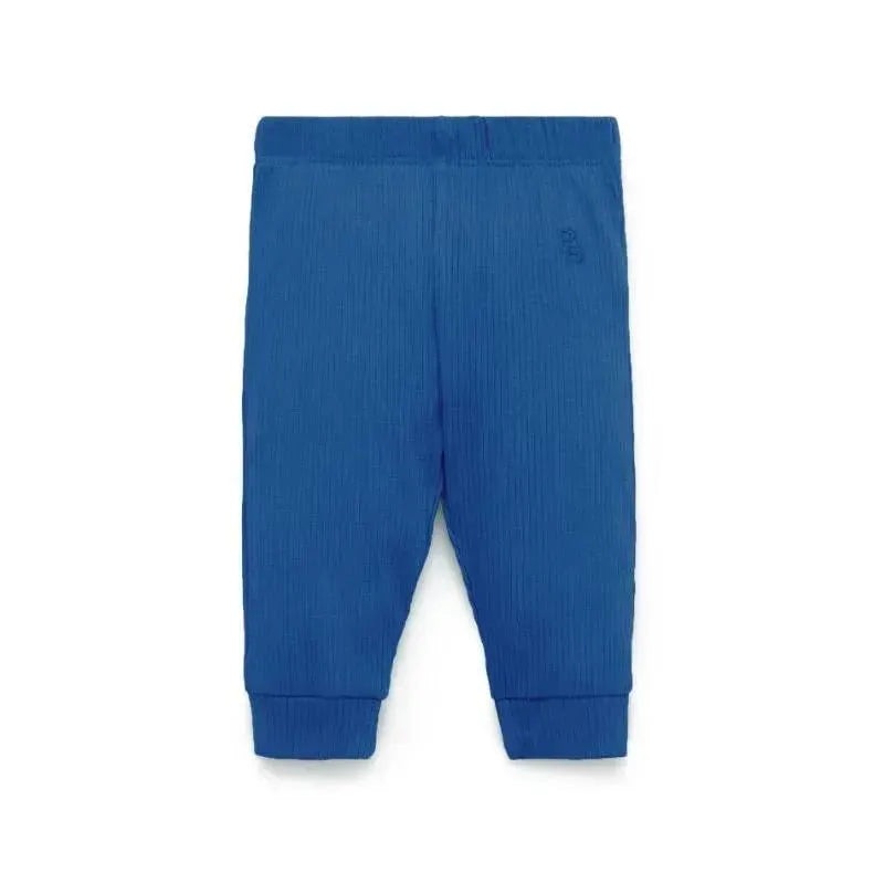 Pure Baby – Baby Boy Rib Leggings, Waterfall