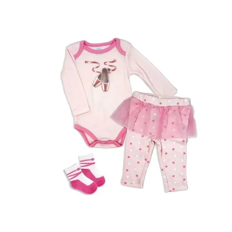 Rose Textiles – 3Pk Baby Girl Pant Set, Ballet