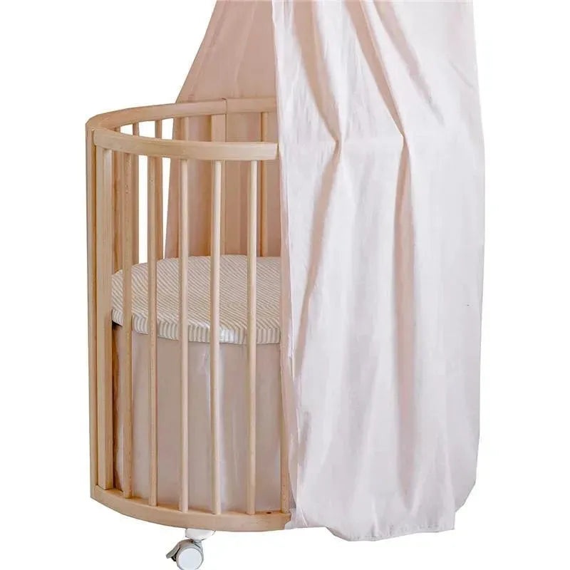 Stokke – Sleepi Mini Bed Skirt by Pehr, Blush
