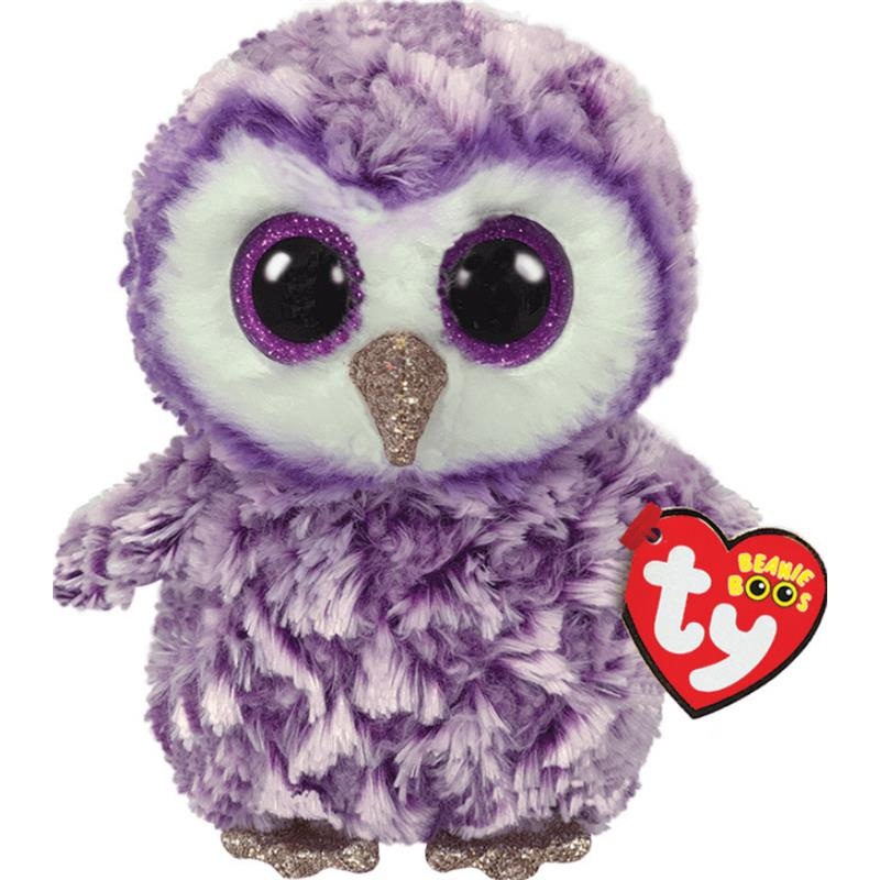 Ty – Moonlight Plush, Purple Owl Regular
