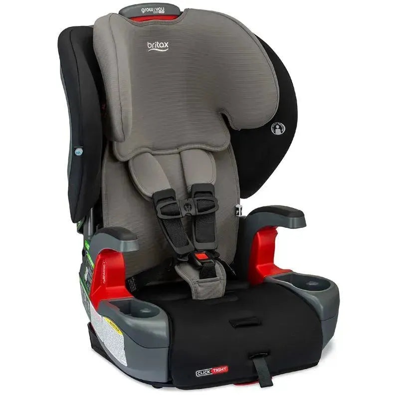 Britax – Grow With You ClickTight Harness Booster Car Seat, Grey Contour