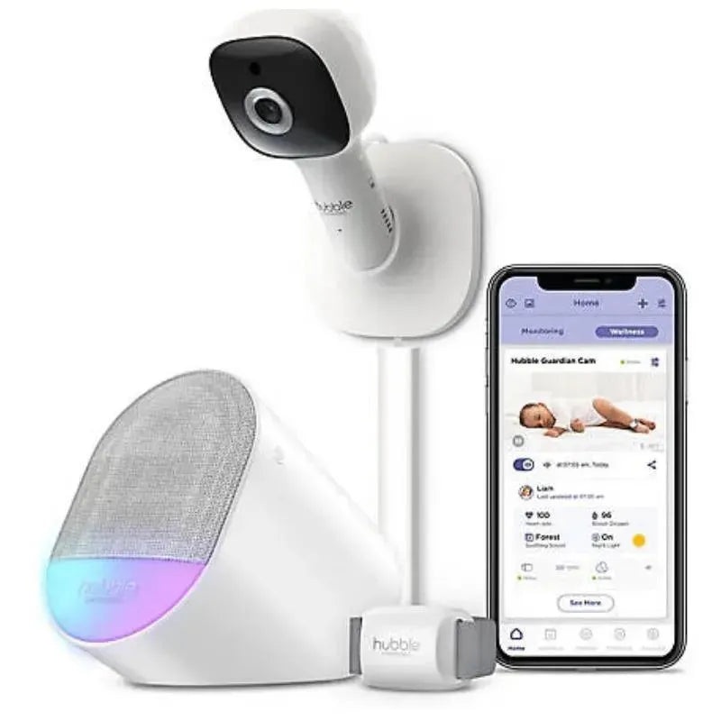 Hubble – Wi-Fi Connected Guardian Cam, White