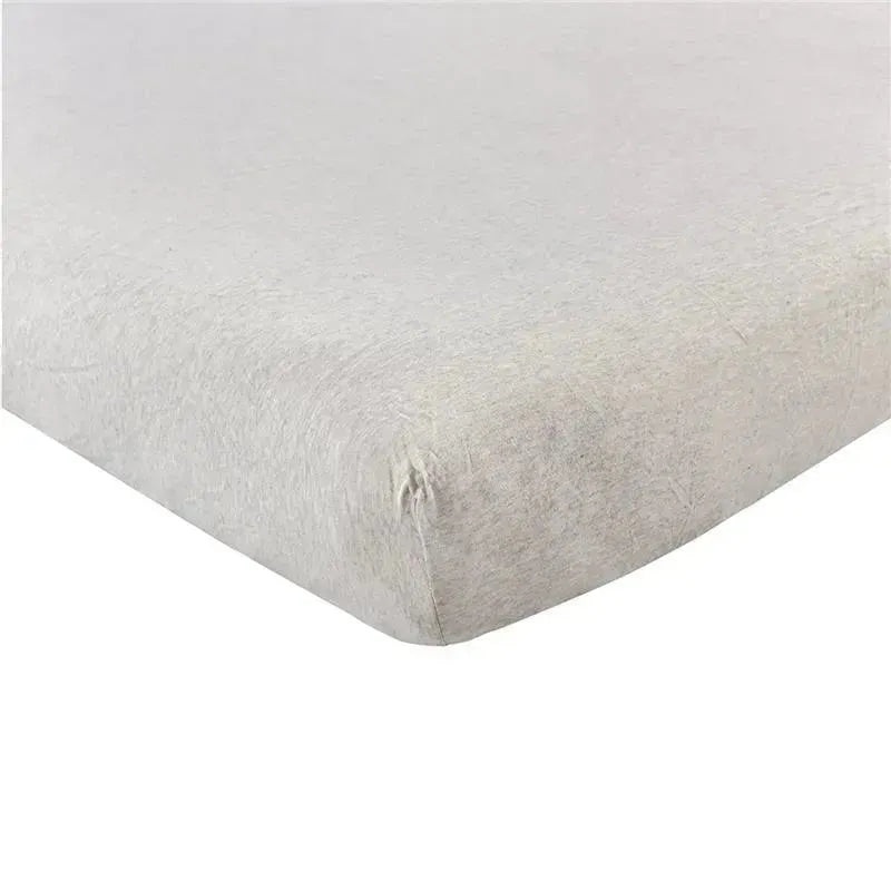 Hudson Baby – Heather Gray Unisex Baby Cotton Fitted Crib Sheet