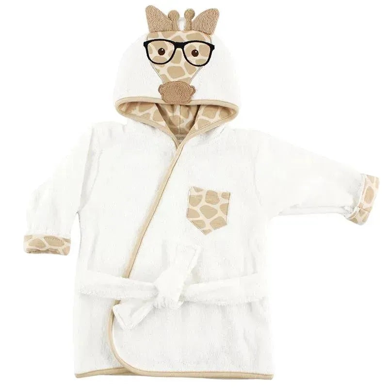 Hudson Baby – Nerdy Giraffe Baby Cotton Animal Face Bathrobe