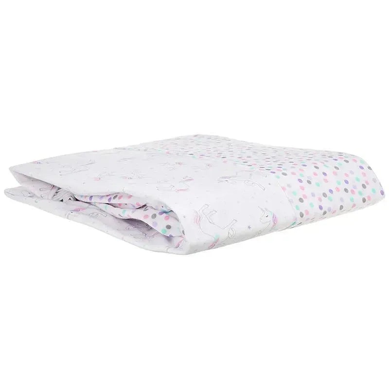 Hudson Baby – Unisex Baby Cotton Fitted Crib Sheet, Magical Unicorn