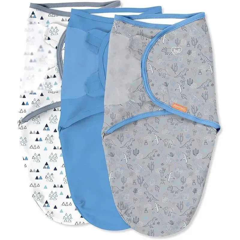 Kids II – 3Pk Swaddleme Original Swaddle, Dino