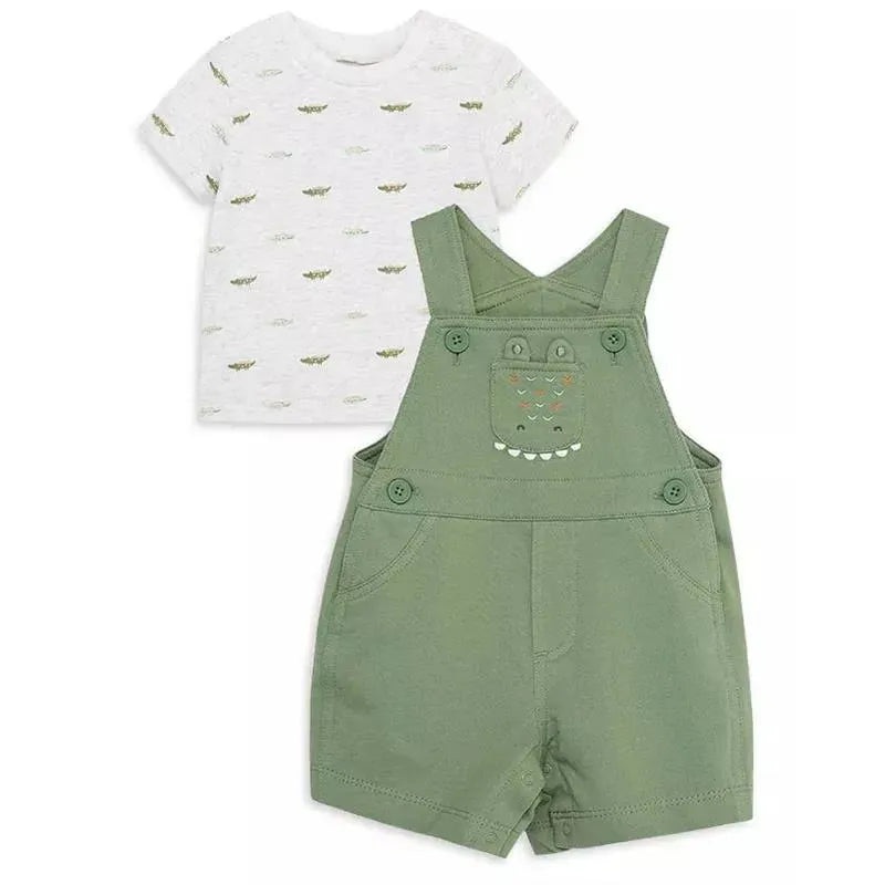 Little Me – Baby Boy Gator Shortall