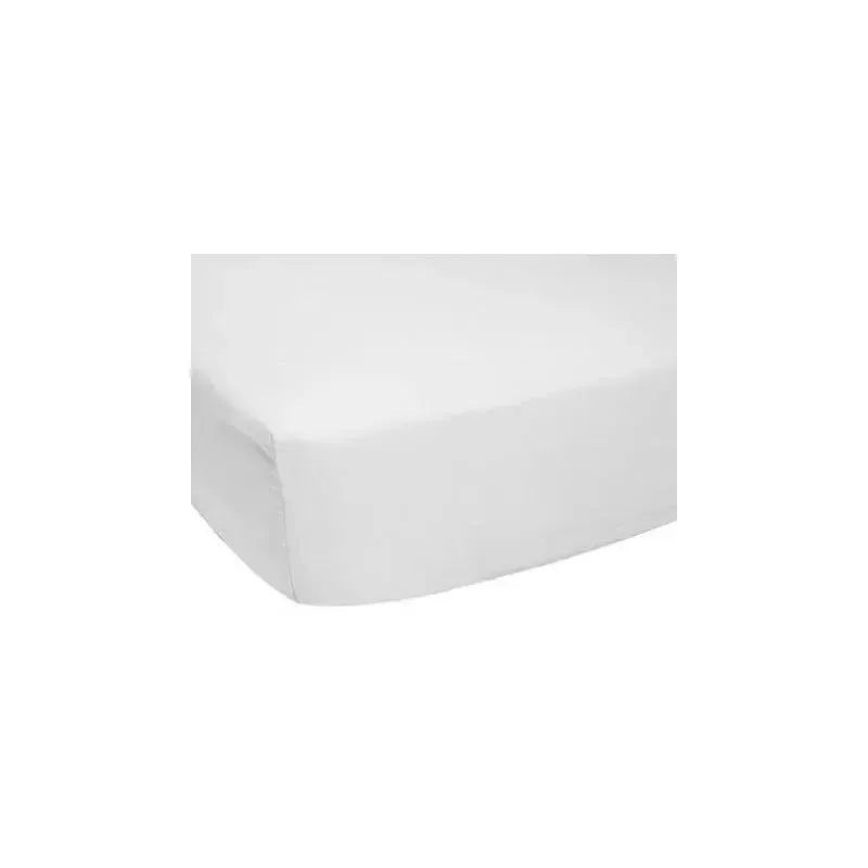 Luvable Friends – Unisex Baby Fitted Portable Crib Sheet, White