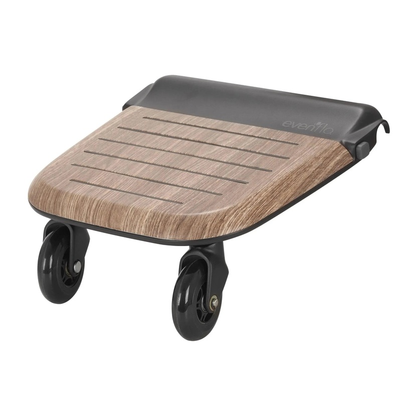 Stroller Rider Board Wood Grain Brown