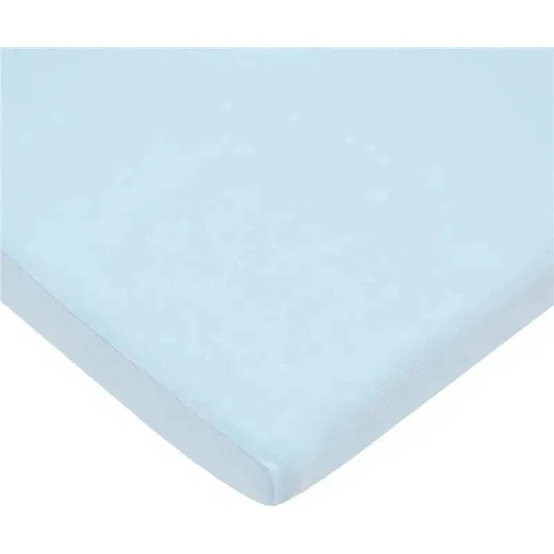 American Baby – Fitted Bassinet Sheet 100% Natural Cotton Jersey Knit, Blue