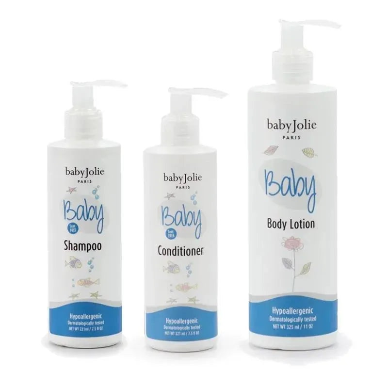 Baby Jolie – Baby Bath And Moisturize Set, 3Pk (Shampoo, Conditioner & Lotion)