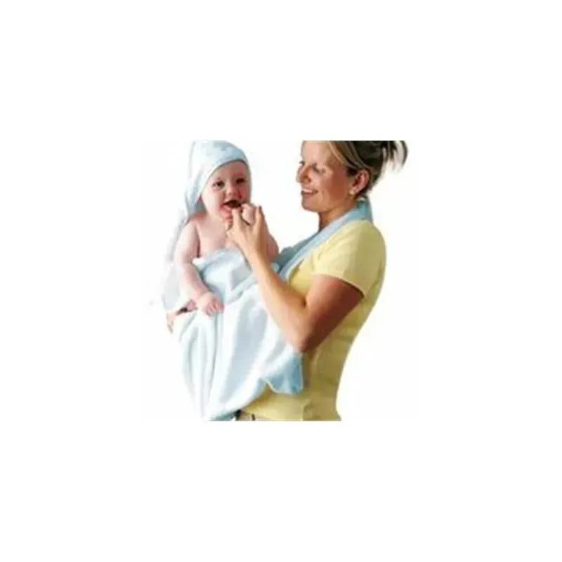 Clevamama Apron Baby Bath Towel – Blue