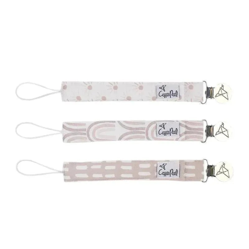 Copper Pearl – 3Pk Binky Clip Bliss