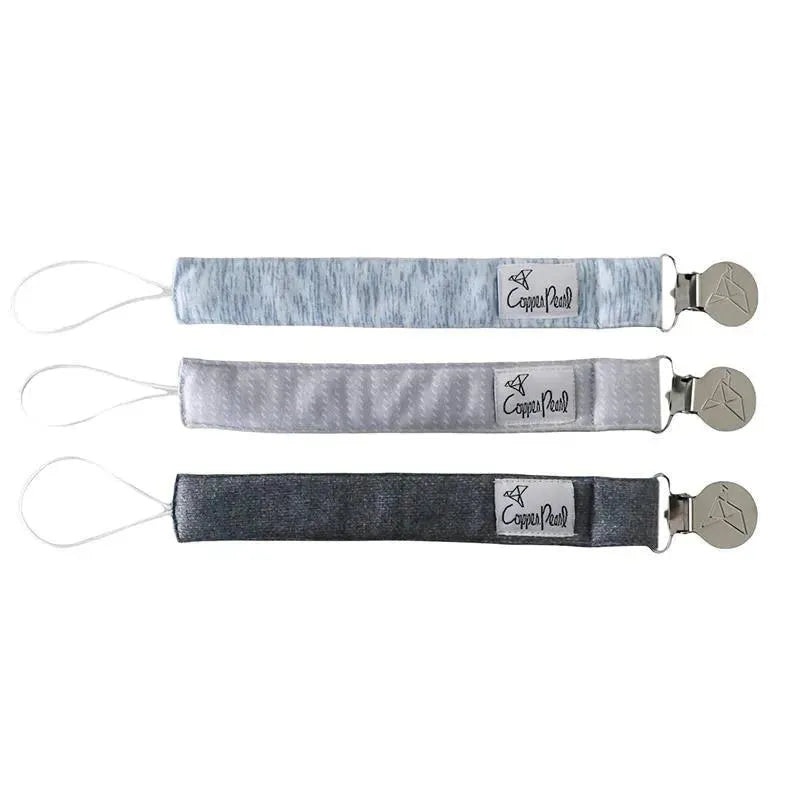 Copper Pearl – 3Pk Lennon Binky Clip Set