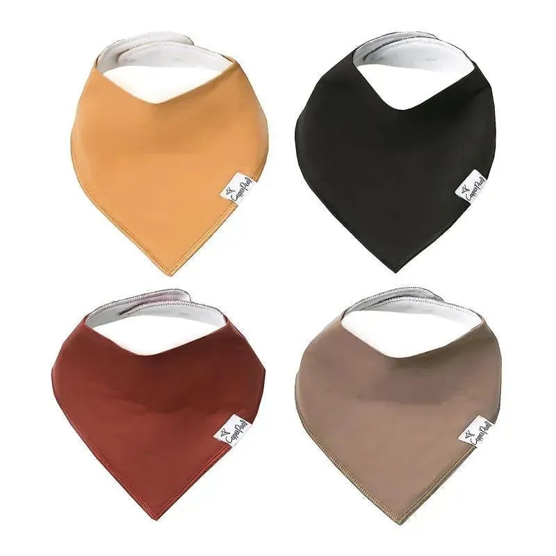 Copper Pearl – 4Pk Dune Baby Bandana Drool Bibs