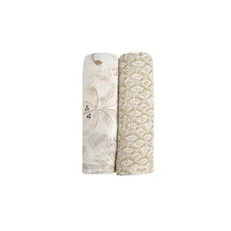 Crane – Baby Soft Muslin Swaddle Blankets, Safari Animal