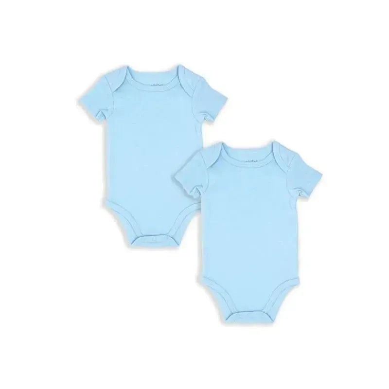 Rose Textiles – 2Pk Baby Boy Solid Bodysuit, Blue