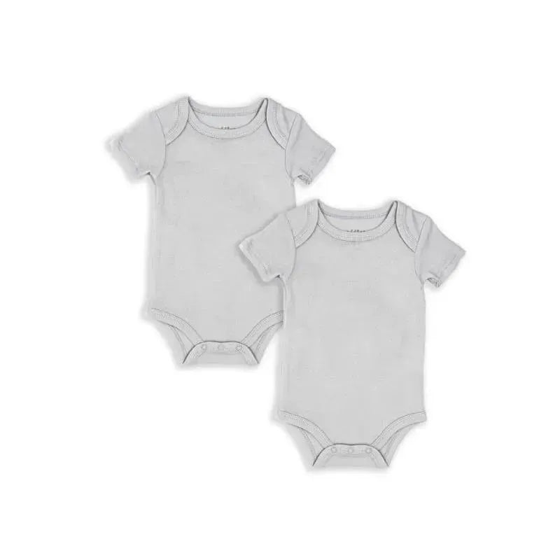 Rose Textiles – 2Pk Baby Neutral Solid Bodysuit, Grey