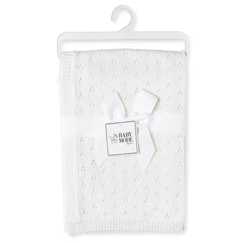 Rose Textiles – Pointelle Knit Blanket