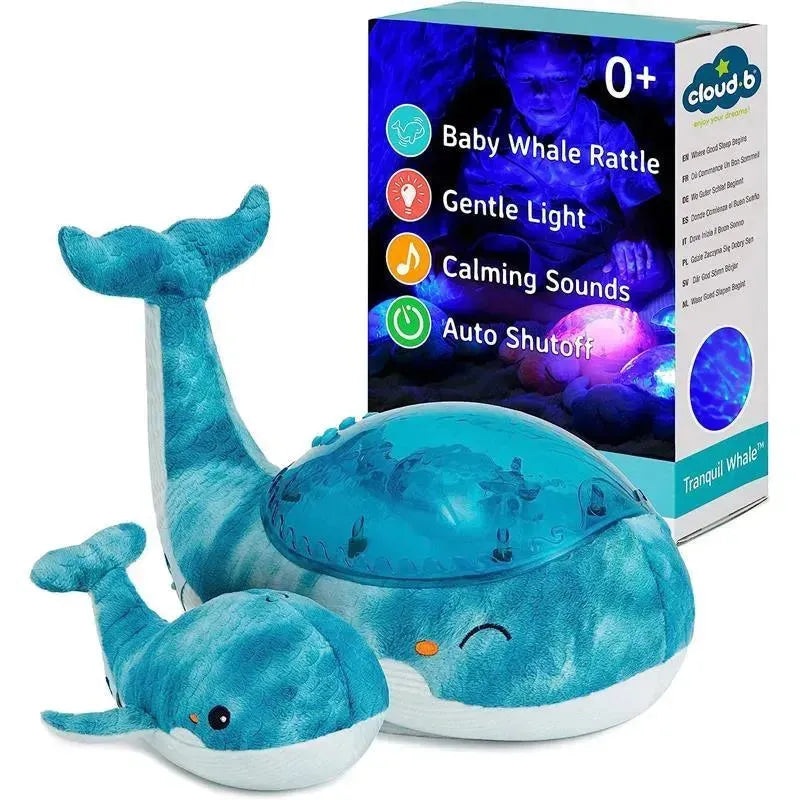 Cloud B – Ocean Projector Nightlight, Tranquil Whale Family