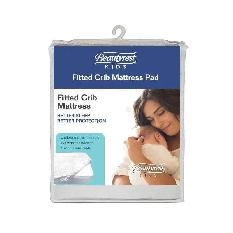 Delta Children – Fitted Crib Mattress Pad, White