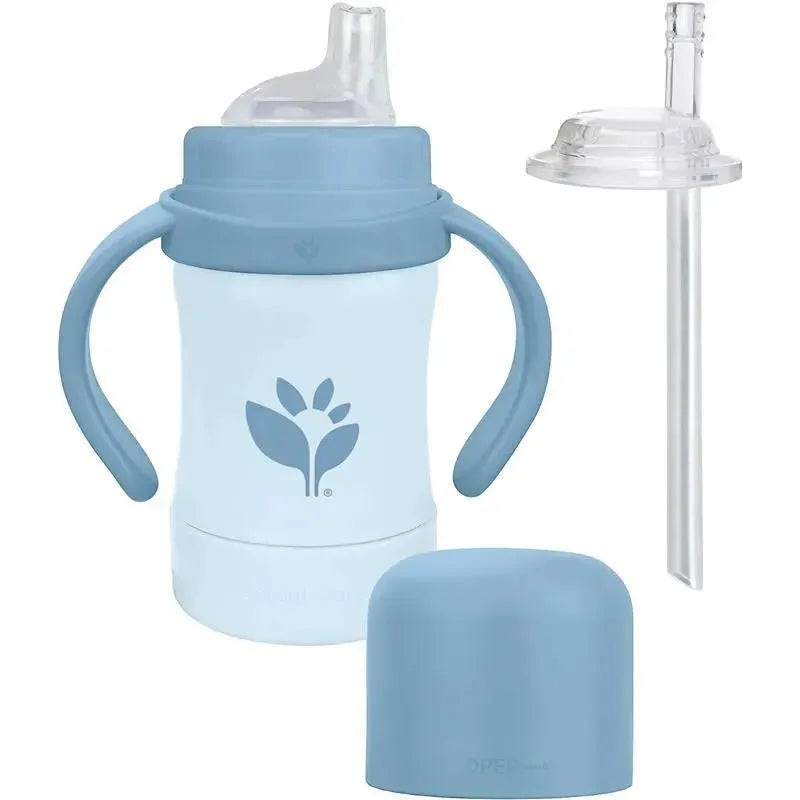 Green Sprouts – 6 Oz Sprout Ware Sip & Straw, Blueberry