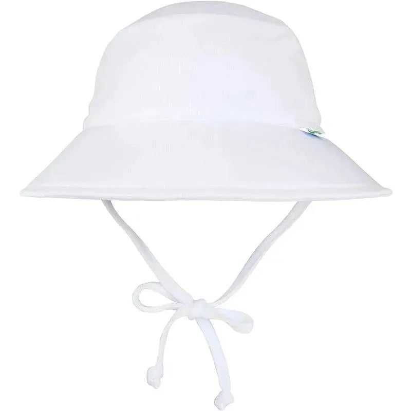Green Sprouts – Baby Breathable Swim & Sun Bucket Hat, White