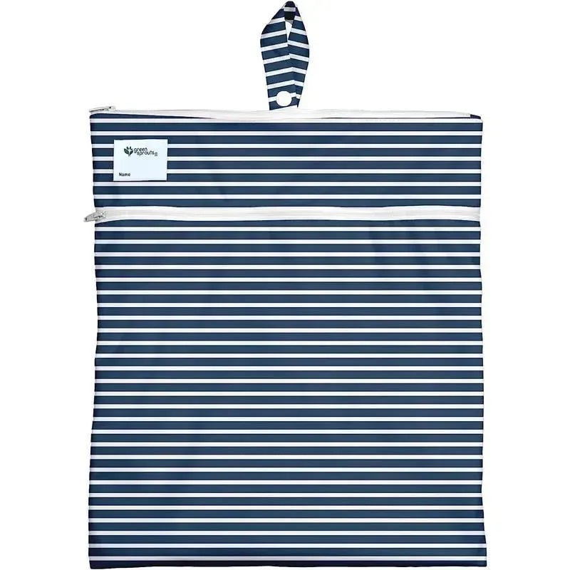 Green Sprouts – Eco Wet & Dry Bag, Navy Stripe