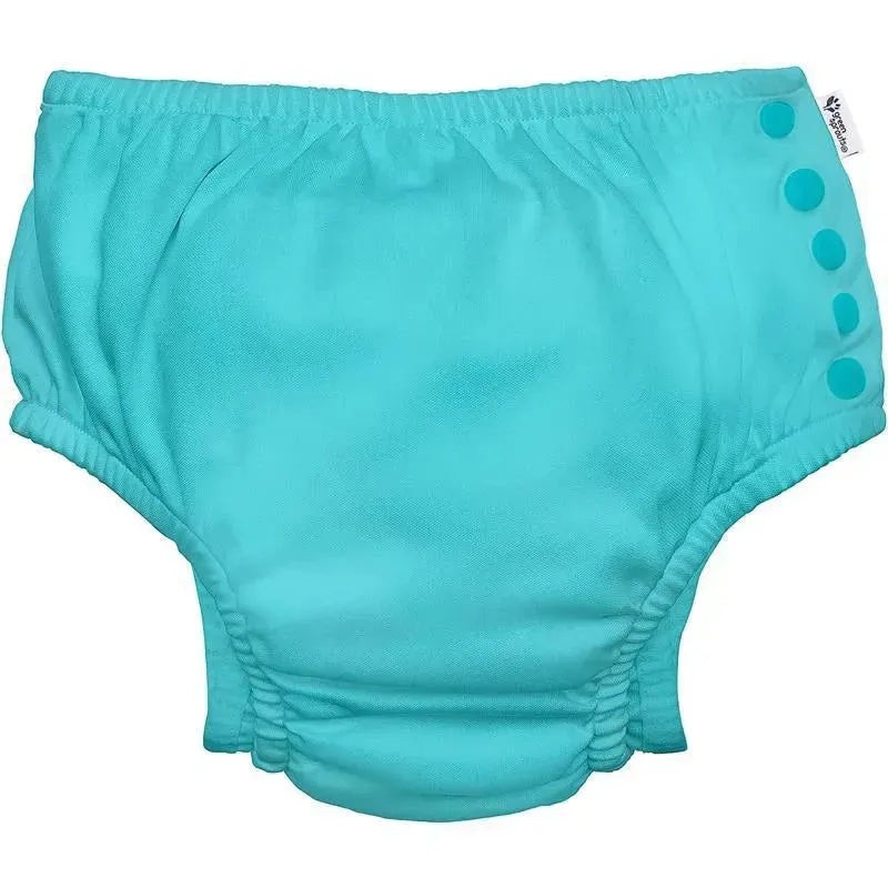 Green Sprouts – Reusable Eco Snap Swim Diaper, Aqua