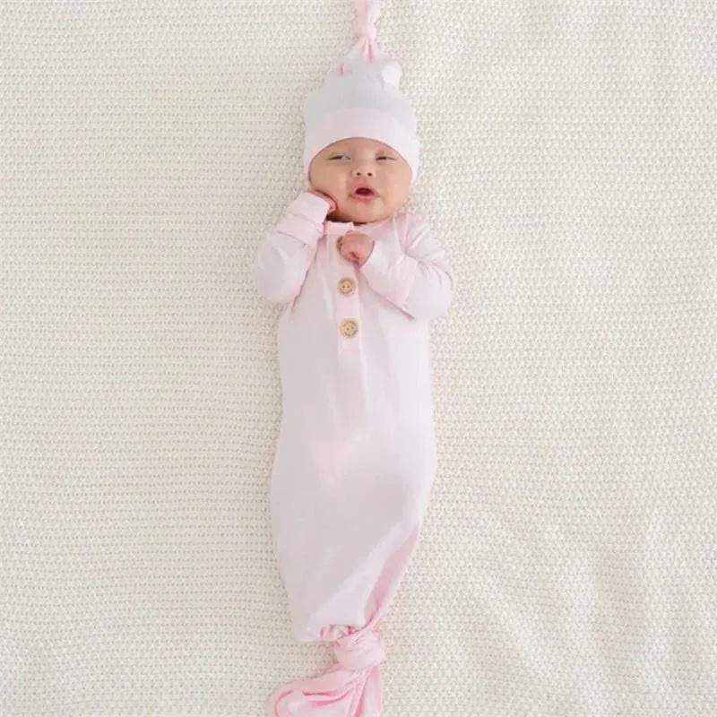 Kyte Baby – Bamboo Baby Knotted Cap In Crepe