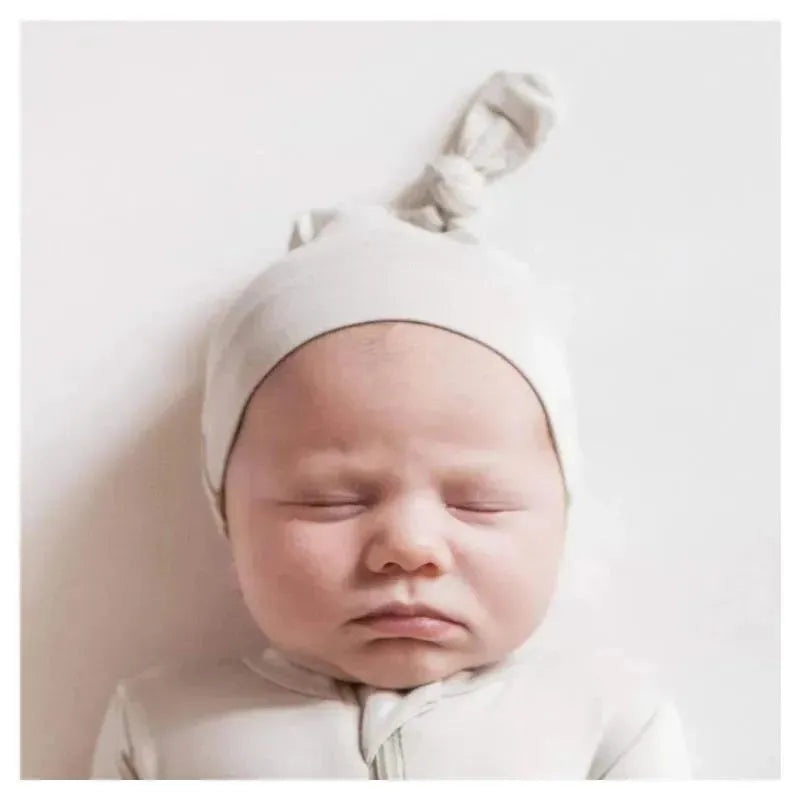 Kyte Baby – Bamboo Baby Knotted Cap In Oat
