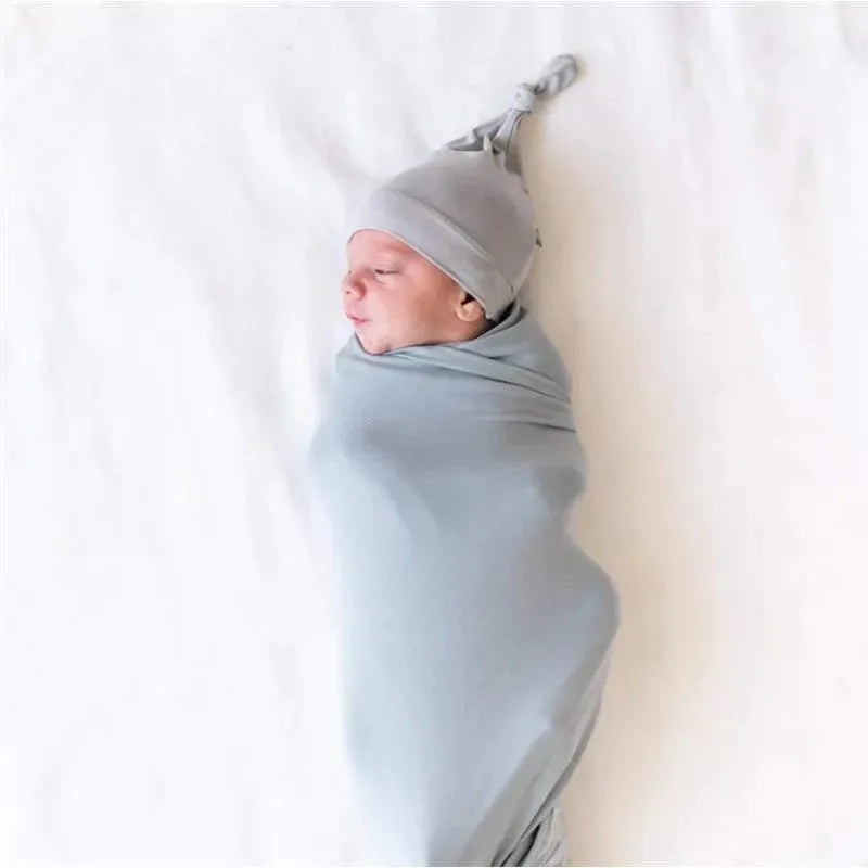 Kyte Baby – Bamboo Baby Knotted Cap, Storm