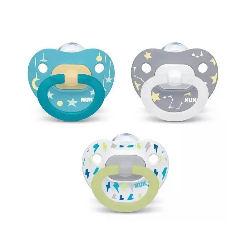 NUK – 3Pk Classic Pacifier Value Pack, 6/18M