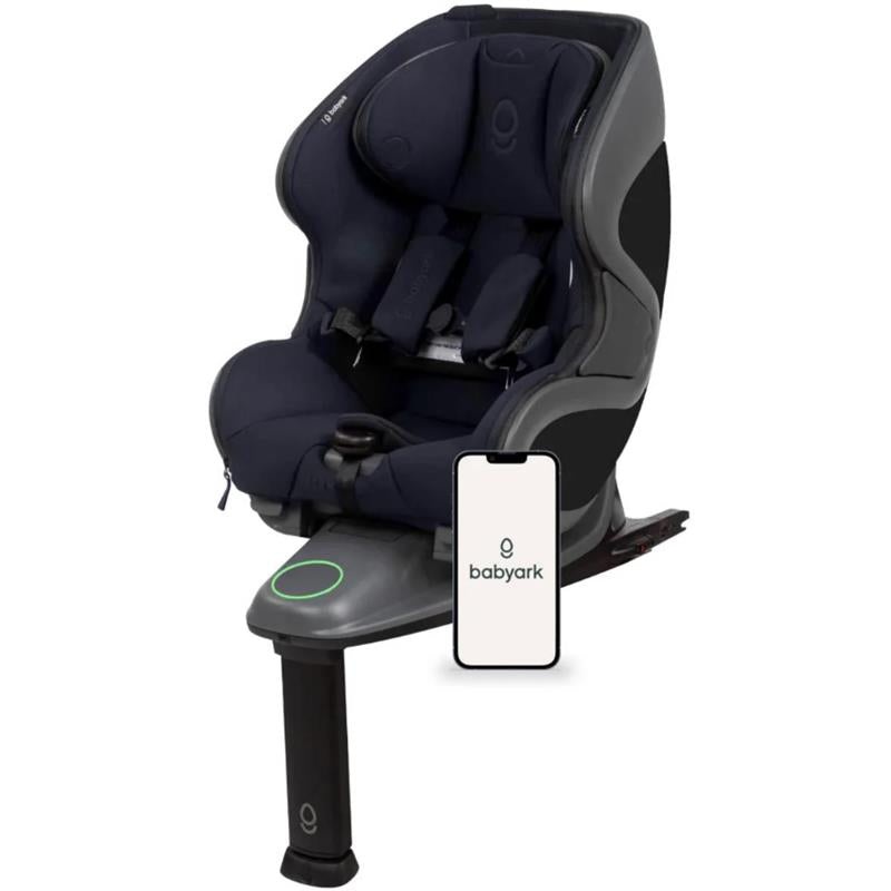 Babyark – Smart Convertible Car Seat, Charcoal Grey Base/Midnight Blue Seat