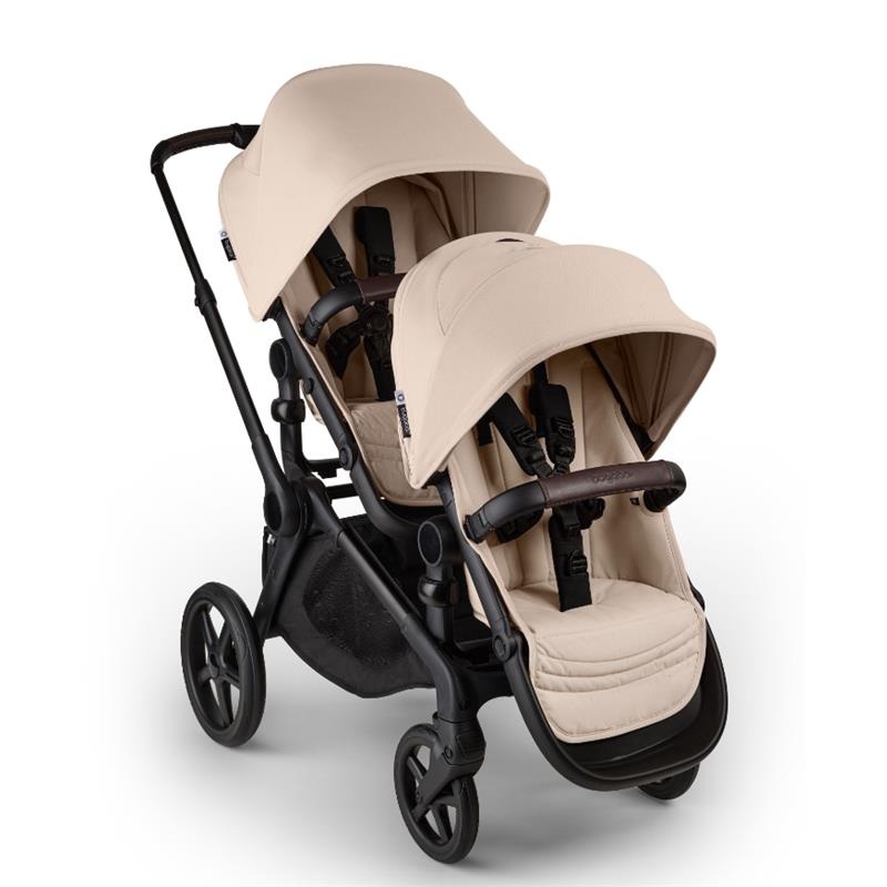 Bugaboo – Kangaroo Double Stroller, Black/Desert Taupe-Desert Taupe