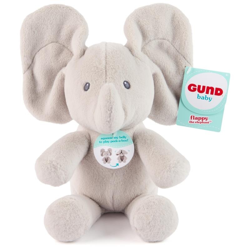 Gund – Baby Peek-a-Boo Flappy Elephant Plush 7